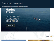 Tablet Screenshot of marinepress.com